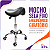 Mocho Sela Fixo Assento Ergonômico Giratório Preto - Akmed - Imagem 2