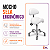 Poltrona Maca Fixa Reclinável Soft + Mocho Sela Ajustável Ergonômico + Bolsa - AKMED - Imagem 4