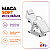 Poltrona Maca Fixa Reclinável Soft + Mocho Sela Ajustável Ergonômico + Bolsa - AKMED - Imagem 5
