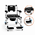 Cadeira De Banho Preta S50 - Supermedy - Outlet - Imagem 1
