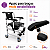Cadeira De Banho Preta S50 - Supermedy - Outlet - Imagem 4