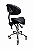 Mocho Sela Ajustável Ergonômico Com Encosto AL-A001 - Akmed - OUTLET - Preto - Imagem 5