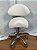 Mocho Sela Ajustável Ergonômico Com Encosto - Akmed - Branco - Showroom - Imagem 2