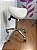 Mocho Sela Bipartido Split Assento Giratório Ergonômico Com 2 Regulagens - Akmed - Branco - Showroom - Imagem 5