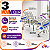 Cama Hospitalar Manual com 3 Movimentos - Longevitech - Imagem 3