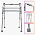 Andador 3 Barras Senior Care Até 100Kg - Supermedy - Imagem 2