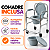 Cadeira de Banho D35 Até 100Kg 3 em 1 - Dellamed - Imagem 5
