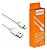 Cabo USB Kaidi Tipo C 1m Branco KD-306 - Imagem 1