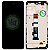 Frontal Tela LCD Moto G22 Preto com Aro - Imagem 1