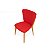 Cadeira Bumba - Vermelho e Mel - Imagem 5