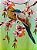 Anemess - Blusa ampla Pássaros com orquídea   /  TAMANHO ÚNICO - VESTE DO P AO GG  Ref: 91231 - Imagem 2