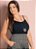 Regata Preta Plus Size - Imagem 1