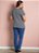Blusa Listrada Plus Size - Imagem 4