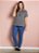 Blusa Listrada Plus Size - Imagem 3