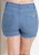 Shorts Jeans com Bordado Plus Size - Imagem 4