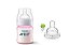 Mamadeira 125ml Rosa + Bico 2 Anti-Colic - Philips Avent - Imagem 1