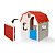 Casinha Portátil Kids Playhouse Bege e Vermelho - Cosco - Imagem 3