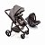 Carrinho com Bebê Conforto Travel System Vip Duo Pro Voyage 0 a 15 kg Cinza Mescla - Imagem 1