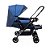 Carrinho de Bebê Reverse Cosco - Azul Rajado - Imagem 4