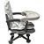 Cadeira de Alimentação Portátil Cloud Cinza Premium Baby - Imagem 5
