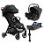 Carrinho de Bebê Combo Parcel Eclipse com Bebê Conforto e Base I-snug - Joie - Imagem 1