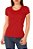 Camiseta Feminina Lisa Vermelha - Imagem 1
