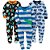 KIT 3 MACACÕES FLEECE SIMPLE JOYS made by CARTER'S - DIVERSOS - MENINO - Imagem 1