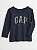 CAMISETA MANGA LONGA GAP - AZUL  - MENINA - Imagem 1