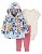CONJUNTO FLEECE 3 PEÇAS CARTER'S - FLORAL - MENINA - Imagem 1