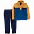 CONJUNTO 2 PEÇAS  FLEECE  CARTER'S - AMARELO E AZUL - MENINO - Imagem 1