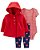 CONJUNTO 3 PEÇAS CARTER'S - CORAÇÃO - MENINA - Imagem 1