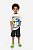 CAMISETA MANGA CURTA H&M - TUBARÃO E GIRAFA - MENINO - Imagem 4