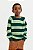 BLUSA DE FIO H&M - VERDE LISTRADO - MENINO - Imagem 4