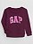 MOLETINHO FLANELADO GAP - ROXO - MENINA - Imagem 1