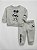 CONJUNTO MOLETOM FLANELADO 2 PEÇAS GAP - MICKEY CINZA - UNISSEX - Imagem 1