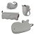 KIT DE BANHO BALEIA MOBY 4 PEÇAS SKIP HOP - CINZA - UNISSEX - Imagem 1
