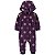 MACACÃO FLEECE CARTER'S - FLORAL ROXO - MENINA - Imagem 1