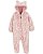 MACACÃO PELUCIADO CARTER'S - ANIMAL PRINT ROSA - MENINA - Imagem 1