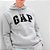 MOLETOM FLANELADO GAP - CINZA - MASCULINO - Imagem 1