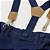 CONJUNTO SUSPENSÓRIO H&M - AZUL E BRANCO - MENINO - Imagem 3