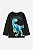 CAMISETA MANGA LONGA H&M - PRETA VELOCIRAPTOR - MENINO - Imagem 1