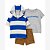 CONJUNTO VERÃO 3 PEÇAS CARTER'S - LISTRAS - MENINO - Imagem 1