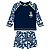 MODA PRAIA CONJUNTO 2 PEÇAS TIP TOP - ABACAXI SUPER COOL - PROTEÇÃO UV50+ - MENINO - Imagem 1