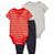 CONJUNTO 3 PEÇAS CARTER'S - CORAL LISTRADO - MENINO - Imagem 1