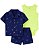 CONJUNTO VERÃO 3 PEÇAS CARTER'S - FUNDO DO MAR NEON - MENINO - Imagem 1