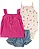 CONJUNTO VERÃO 3 PEÇAS CARTER'S - ROSA - MENINA - Imagem 1