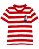 CAMISETA MANGA CURTA CARTER'S - HOT-DOG LISTRADO - MENINO - Imagem 1