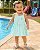 VESTIDO ATOALHADO CARTER'S - FLAMINGO AZULZINHO - MENINA - Imagem 2