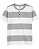 CAMISETA MANGA CURTA CARTER'S - CINZA LISTRADO - MENINO - Imagem 1