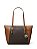 BOLSA DE OMBRO MARROM MEDIA - MODELO TOTE CHALOTTE - MICHAEL KORS - Imagem 1